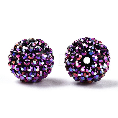 AB-Color Resin Rhinestone Beads X-RESI-S315-18x20-03-1