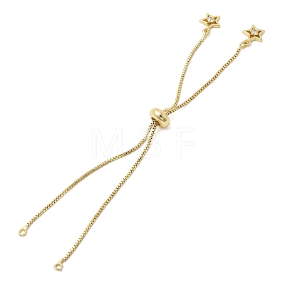 1MM Brass Box Chain Slider Bracelet Making MAK-K024-01G-1