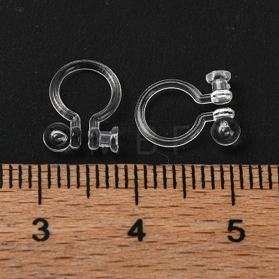 Silicone Clip-on Earring Findings FIND-K019-01B-1