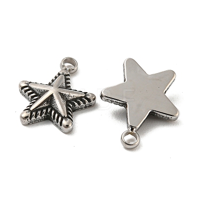 304 Stainless Steel Charms STAS-L022-217AS-1
