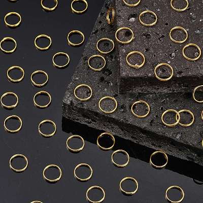 Brass Split Rings X-KK-E647-09G-10mm-1