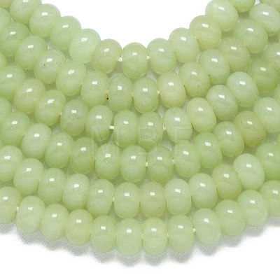 Natural Malaysia Jade Beads Strands G-B165-G01-5x8mm-18-1