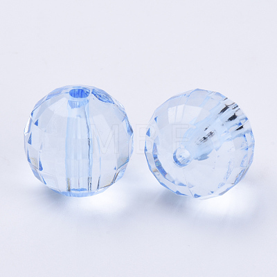 Transparent Acrylic Beads X-TACR-Q254-8mm-V41-1