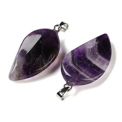 Natural Banded Amethyst Pendants GG-CBACB71-05P-16-1