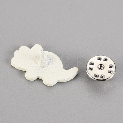 Spray Painted Alloy Brooches JEWB-S011-131-RS-1