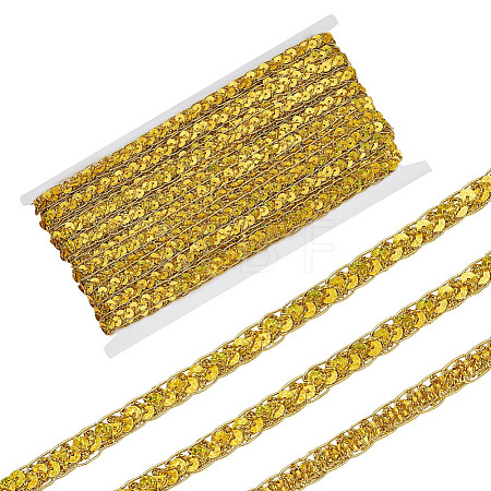 Polyester Braided Lace Trim OCOR-WH0007-142B-1