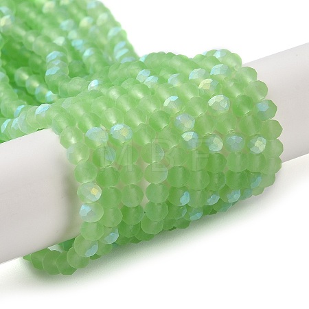 Transparent Glass Beads Strands X1-EGLA-A034-T4mm-MB09-1