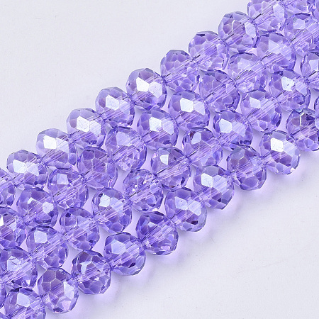 Baking Paint Glass Beads Strands EGLA-Q120-B-A01-1