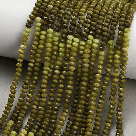 Gradient Color Natural Yellow Green Opal Beads Strands GG-CBA9722-B01-01-1