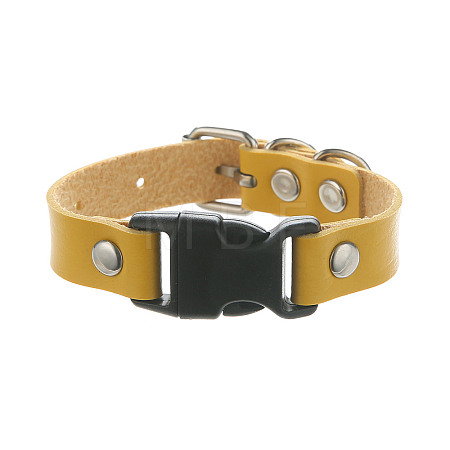 Imitation Leather & Alloy & Plastic Bracelets for Men Women FS-WG10CE2-14-1