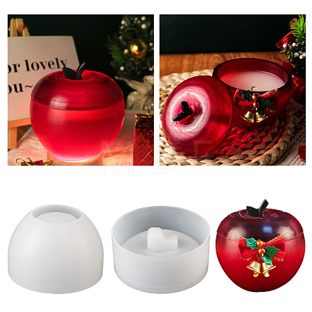 Teacher's Day Apple Candle Jar Molds LS-SIMO-D003-04-1