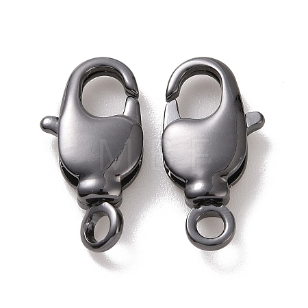 Brass Swivel Lobster Claw Clasps KK-K238-39B-S-1