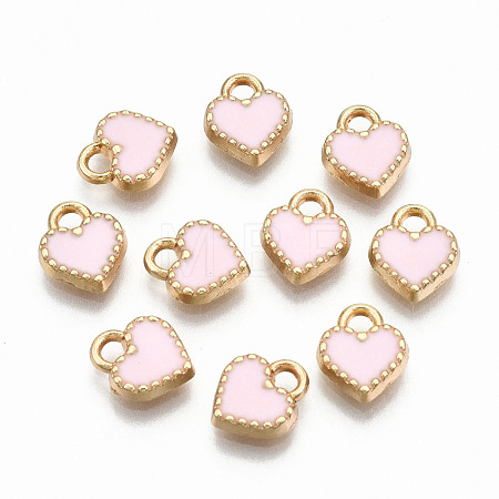 Alloy Enamel Charms ENAM-S126-015B-RS-1