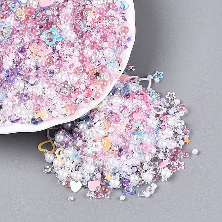 Plastic & Resin & Glass Shining Nail Art Glitter MRMJ-T080-13H-1