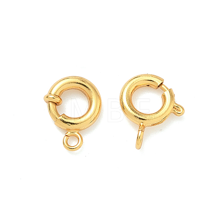 Brass Spring Ring Clasps KK-H532-24A-G-1