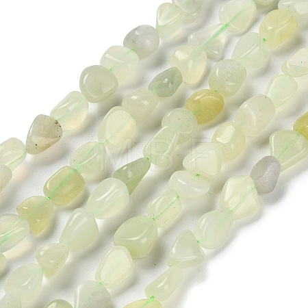 Natural New Jade Beads Strands G-P497-01E-30-1