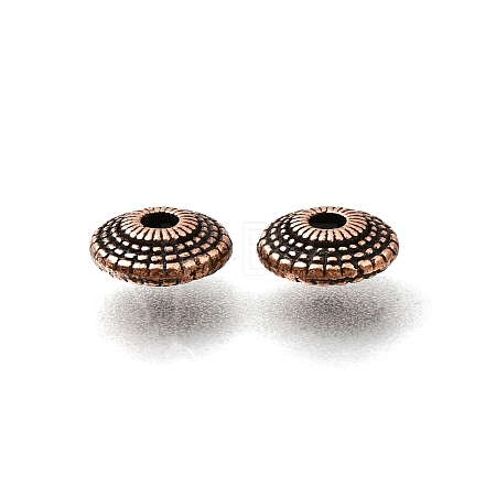 Tibetan Style Alloy Spacer Beads AL-CBA3B63-05R-1