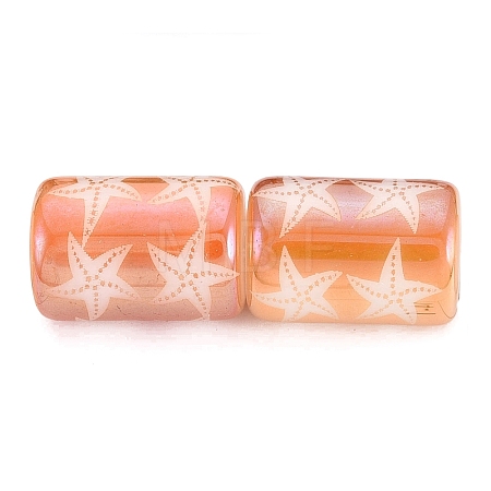 Electroplate Glass Beads EGLA-N026-02A-D01-1