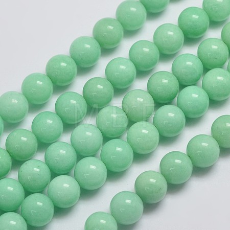 Natural Malaysia Jade Beads Strands G-A146-10mm-B06-1