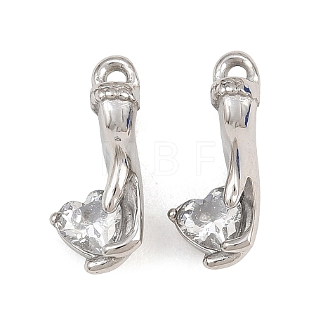 304 Stainless Steel Rhinestone Pendants RB-CBA02E8-08P-1