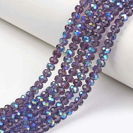 Electroplate Glass Beads Strands EGLA-A044-T8mm-L15-1