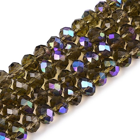 Electroplate Glass Beads Strands LS-EGLA-A044-T8mm-L16-1