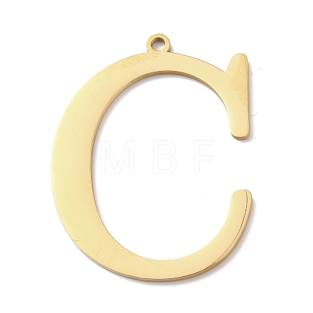 304 Stainless Steel Pendants STAS-C157-01G-C-1