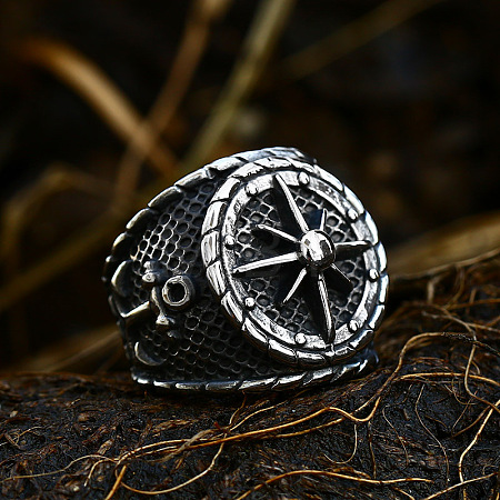 304 Stainless Steel Finger Rings for Men FS-WG78993-08-1