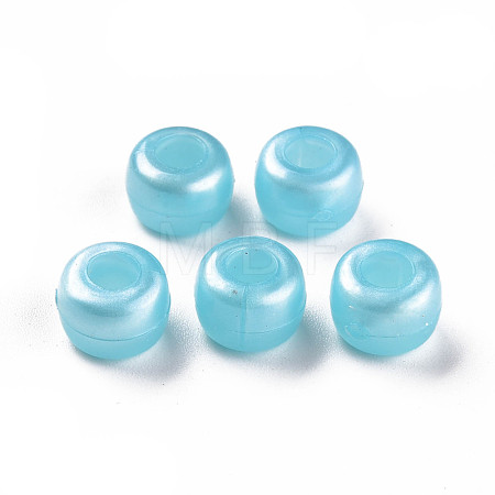 Plastic Pearlized Beads KY-R019-01F-1