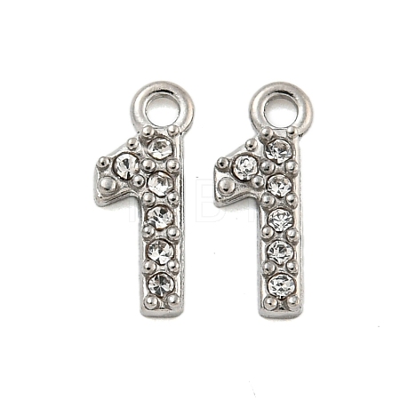 304 Stainless Steel Pendants STAS-L080-002P-01-1