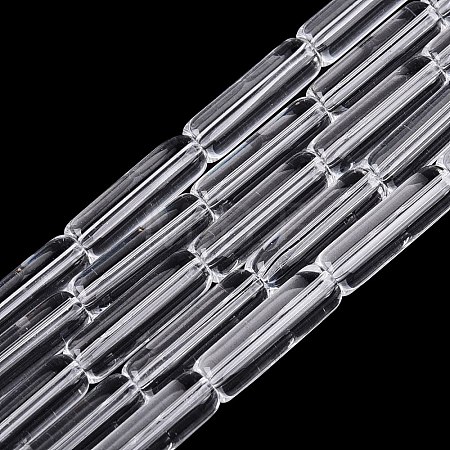 Transparent Glass Beads Strands X-GLAA-N070-01A-A01-1