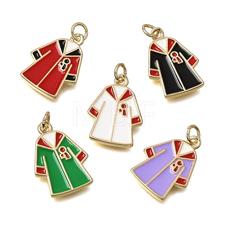 Alloy Enamel Pendants KK-CBAC91C-02G-A-1