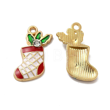 Alloy Enamel Pendants X-PALLOY-B009-41G-1