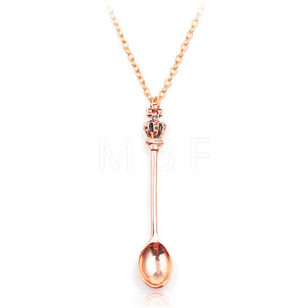 Teaspoon Alloy Pendant Necklaces for Women FS-WG6242D-04-1