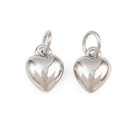 Valentine's Day Brass Charms KK-H292-57C-P-1