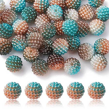 Imitation Pearl Acrylic Beads OACR-FS0001-42A-1