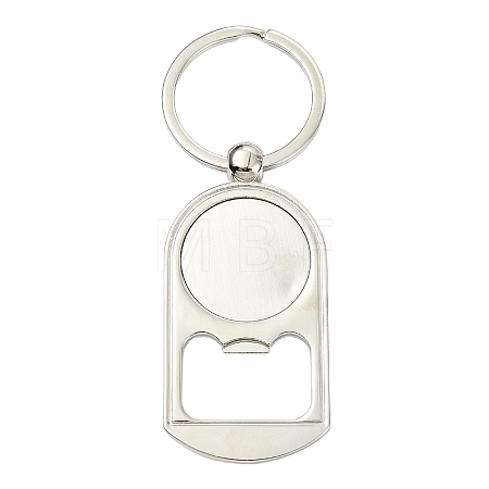 1Pc Zinc Alloy Cabochon Settings Bottle Openers AJEW-YW0002-15-1