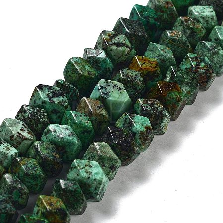 Natural African Turquoise(Jasper) Beads Strands G-D091-A18-1