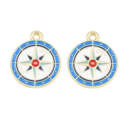 Alloy Enamel Pendants FIND-E057-01E-1