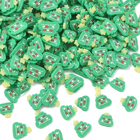 Christmas Handmade Polymer Clay Cabochons PY-CBA2910-01B-1