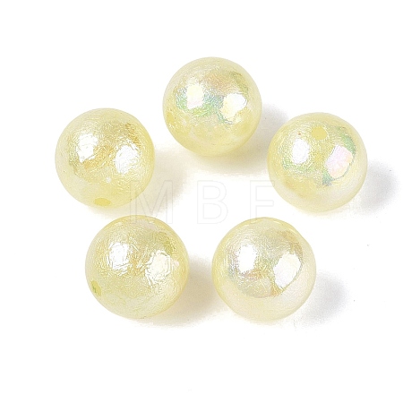 UV Plating Opaque Acrylic Beads SACR-Q005-01E-1