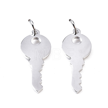 Non-Tarnish 304 Stainless Steel Charms STAS-S116-070S-1