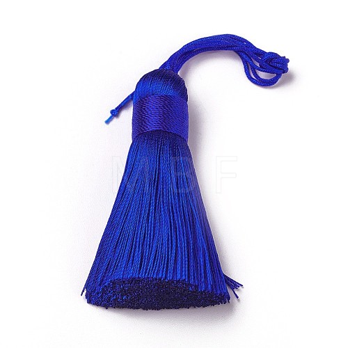 Polyester Tassel Big Pendants HJEW-K030-A-33-1