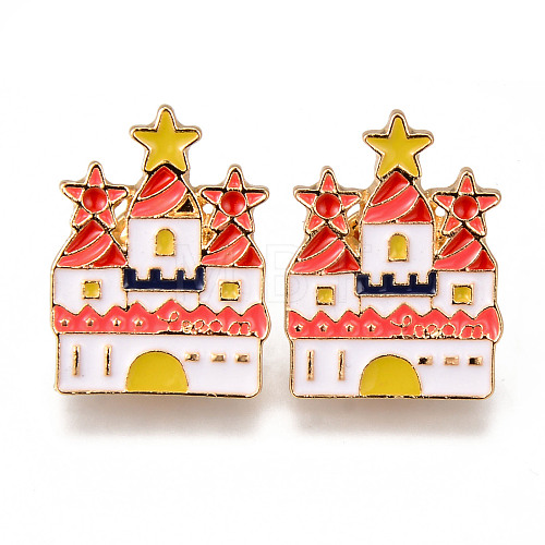 Alloy Enamel Brooches JEWB-N006-046-NR-1