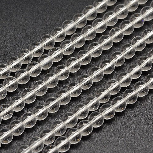 Synthetic Quartz Round Bead Strands X-PIEG-J002-16-4mm-1