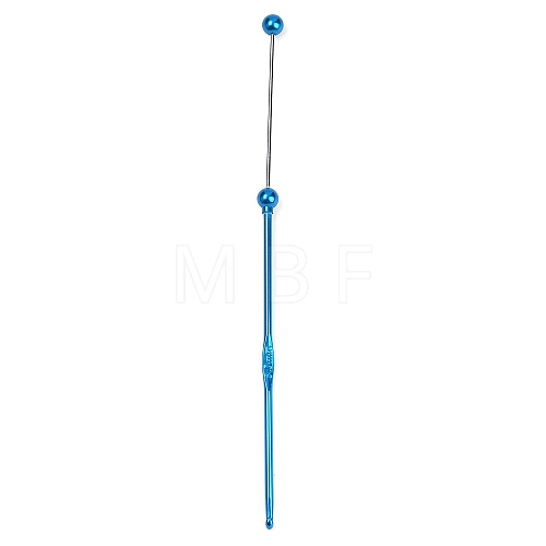 DIY Alloy Beadable Crochet Hooks AJEW-A064-02E-1