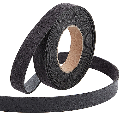 2M PVC Imitation Leather Ribbons SRIB-WH0011-126A-01-1