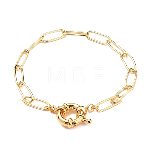 Iron Paperclip Chain Bracelets BJEW-JB05629-1