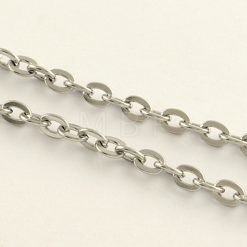 3.28 Feet 304 Stainless Steel Cable Chains X-CHS-R008-14-1
