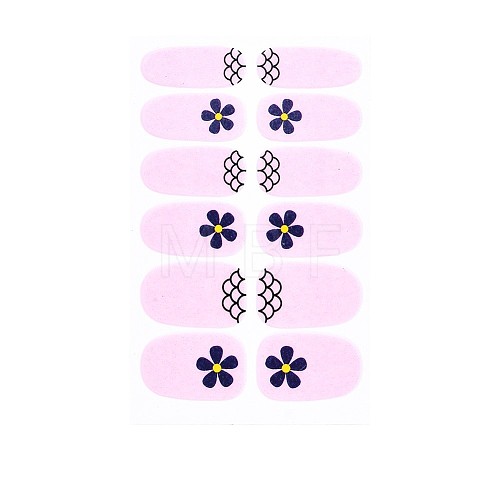 Flower Series Full Cover Nail Decal Stickers MRMJ-T109-WSZ478-1